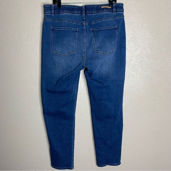 Soft Surroundings Supremely‎ Soft Relaxed Straight Leg Jeans blue - Picture 5 of 13
